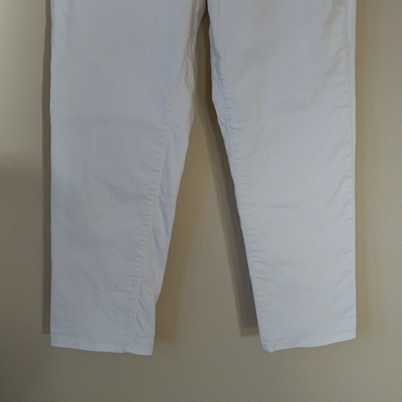 Talbots Curvy Slenderizing Jeans 6 White - Picture 7 of 16